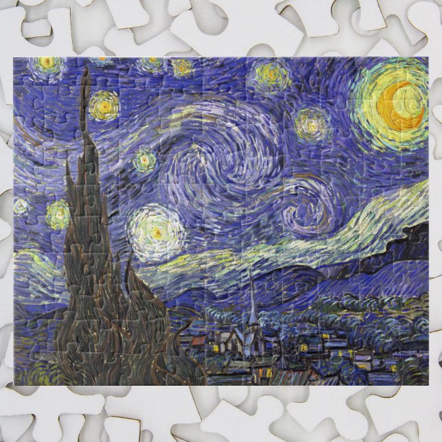 Quebra-cabeça Starry Night por Vincent van Gogh (Criador carregado)