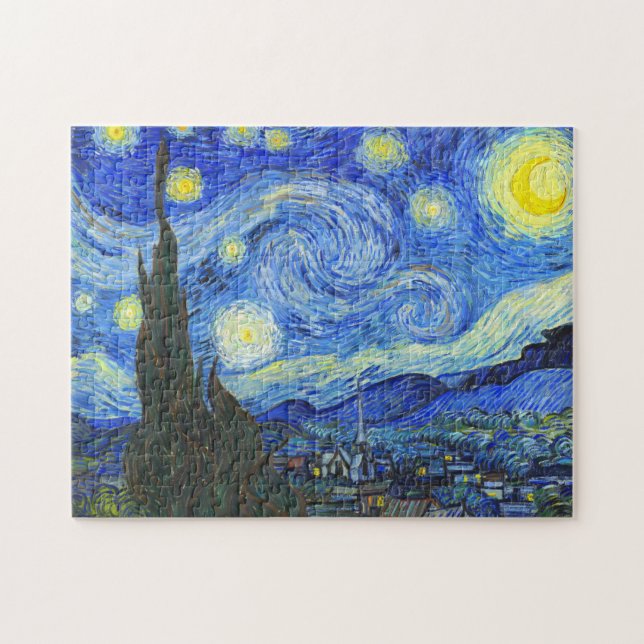 Quebra-cabeça Starry Night por Vincent van Gogh (Horizontal)