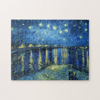 Quebra-cabeça Starry Night sobre o Rhone Vincent van Gogh
