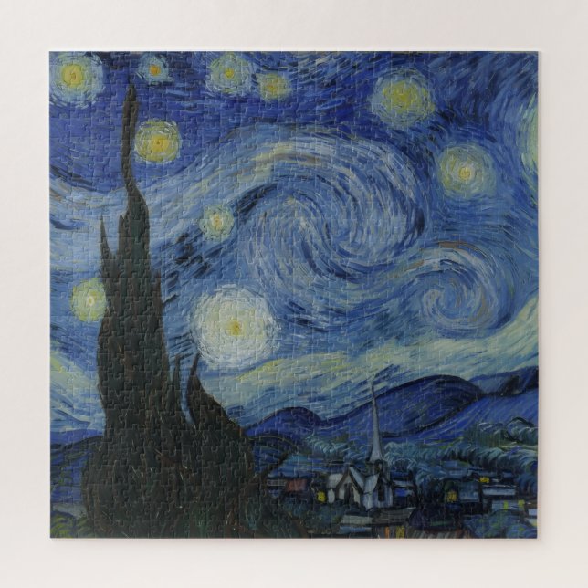 Quebra-cabeça Starry Night - Van Gogh  (Vertical)