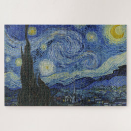 Quebra-cabeça Starry Night & Van Gogh /famosa arte de vintage