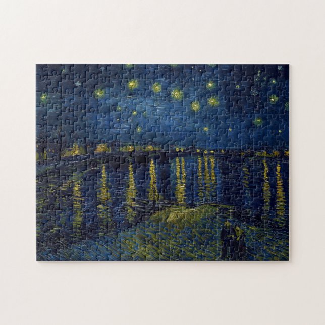Quebra-cabeça Starry Night, Vincent van Gogh (Horizontal)