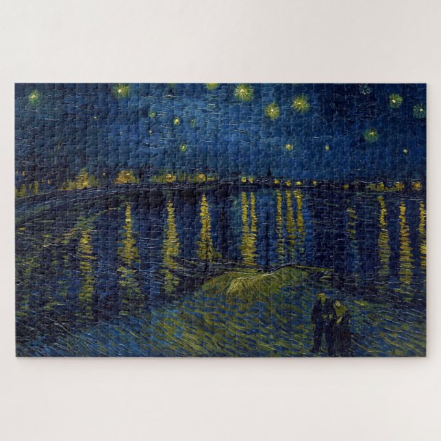 Quebra-cabeça Starry Night, Vincent van Gogh (Horizontal)