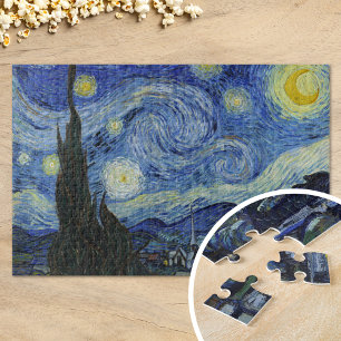 Quebra-cabeça Starry Night Vincent Van Gogh