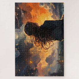 Quebra-cabeça Starry Sky em Fogo