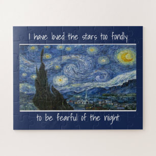 Quebra-cabeça Starry Starry Night Amava a Citação das Estrelas