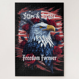 Quebra-cabeça Stars Liberdade para Sempre Bandeira Americana