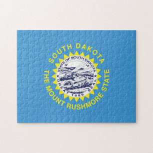 Quebra-cabeça State Flag of South Dakota, EUA