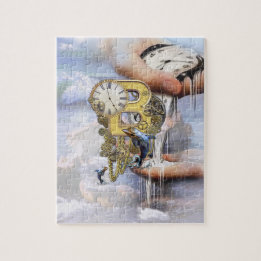 Quebra-cabeça Steampunk Birthday - letra B