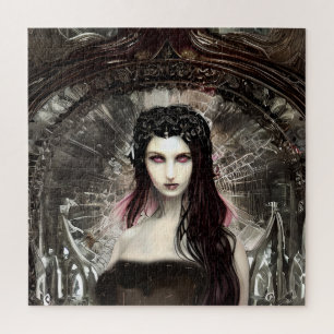 Quebra-cabeça Steampunk Fallen Angel   Arte Escura