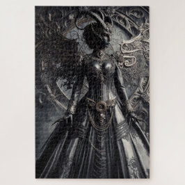 Quebra-cabeça Steampunk Fantasy Darkness Demon Fashion 