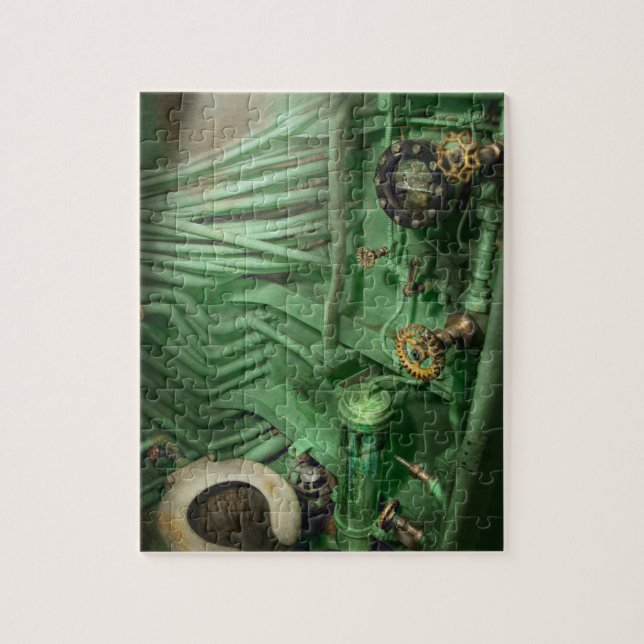 Quebra-cabeça Steampunk - Naval - Canalização - A cabeça (Vertical)