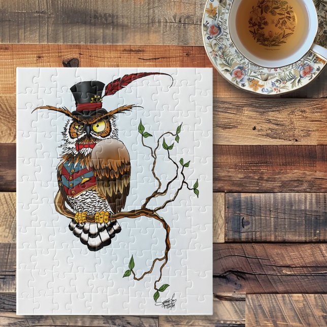 Quebra-cabeça Steampunk Victorian Owl (Criador carregado)