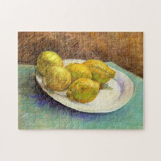 Quebra-cabeça Still Life with Lemons on a Plate (Horizontal)