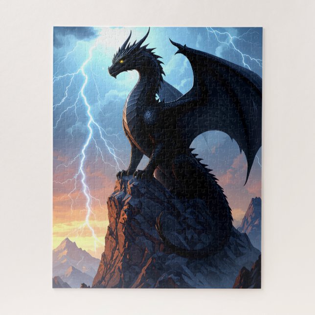 Quebra-cabeça Stormwatch Dragon em Mountain Peak (Vertical)
