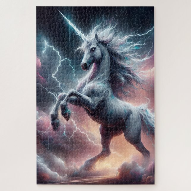 Quebra-cabeça Stormy Fury Legendary Unicorn (Vertical)