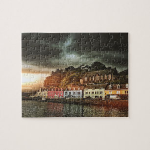 Quebra-cabeça Stormy Portree Isle Of Skye Scotland Viagem