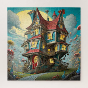Quebra-cabeça Storybook Whimsic Croked House