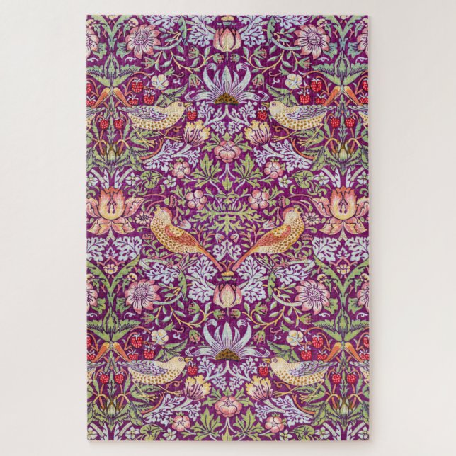 Quebra-cabeça Strawberry Thef Red, William Morris (Vertical)