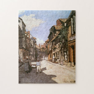 Quebra-cabeça Street Bavolle Honfleur Claude Monet Fine Art