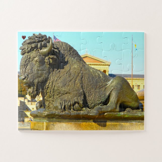 Quebra-cabeça Street Scene Philadelphia (Horizontal)