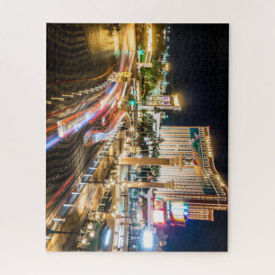Quebra-cabeça Street View de Las Vegas Nevada à noite