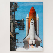 STS-135 Atlântida de Shuttle Espacial Saindo
