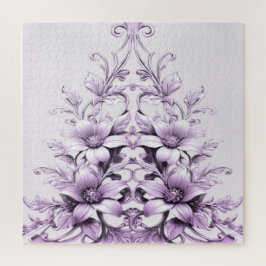 Quebra-cabeça Stylish Purple Flowers Jigsaw Puzzle
