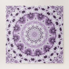 Quebra-cabeça Stylish Purple Flowers Jigsaw Puzzle