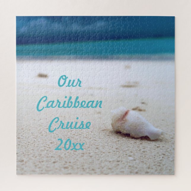 Quebra-cabeça Sua Foto Personalizada de Férias (Vertical)