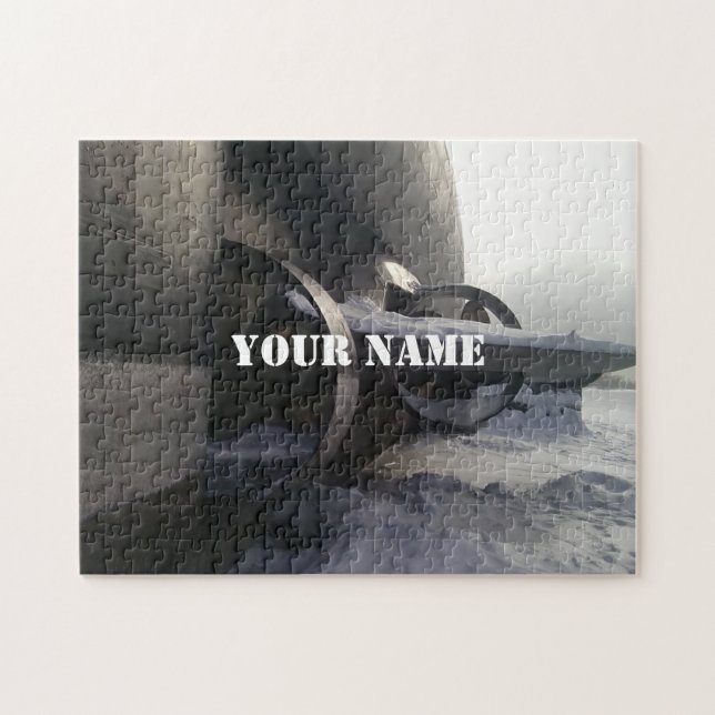 Quebra-cabeça Submarino Antigo (Horizontal)