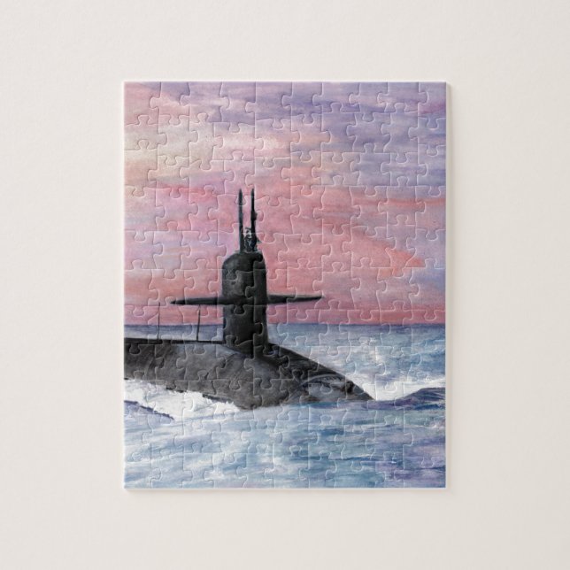 Quebra-cabeça Submarino da Classe Ohio (Vertical)