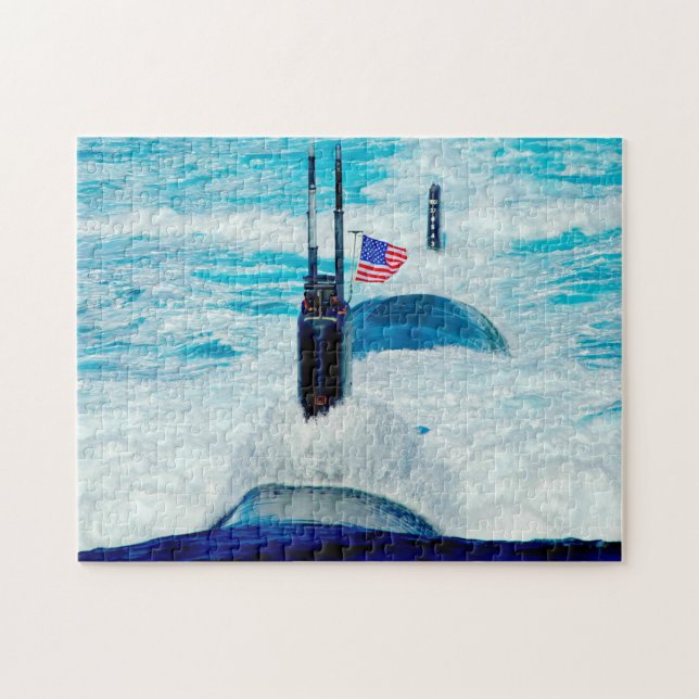 Quebra-cabeça SUBMARINO DE ATAQUE RÁPIDO DOS EUA - SSN-770 (11x1 (Horizontal)