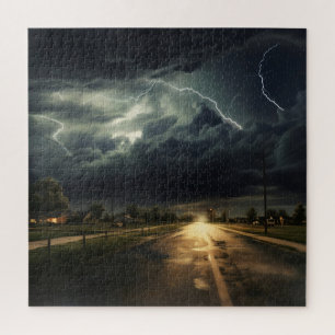 Quebra-cabeça Subúrbios Thunderstorm