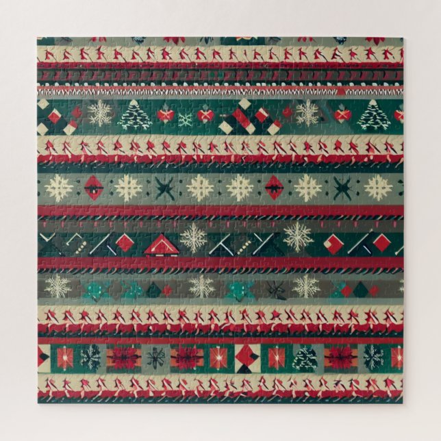 Quebra-cabeça Suéter Feio de Natal (4) (Vertical)