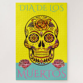Quebra-cabeça Sugar Skull Dia De Los Muertos