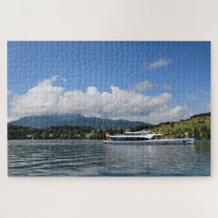 Quebra-cabeça Suiça do Lago de Navegação Lucerna - 20x30 - 10