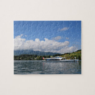 Quebra-cabeça Suiça do Lago de Navegação Lucerna - 8x10 - 110