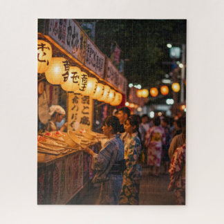 Quebra-cabeça Summer Festival Glow – Japanese Night Market Puzzl