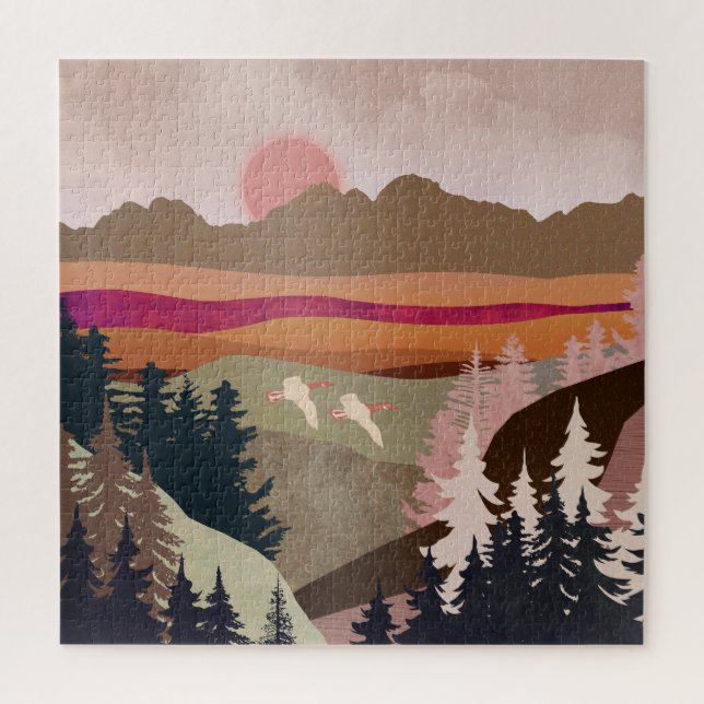 Quebra-cabeça Summer Geese (Vertical)