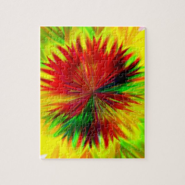 Quebra-cabeça Sunburst Dahlia (Vertical)