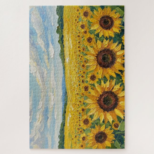 Quebra-cabeça Sunflower sky puzzle  (Vertical)