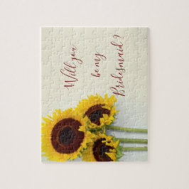 Quebra-cabeça Sunflower Você Será Minha Porta-Voz