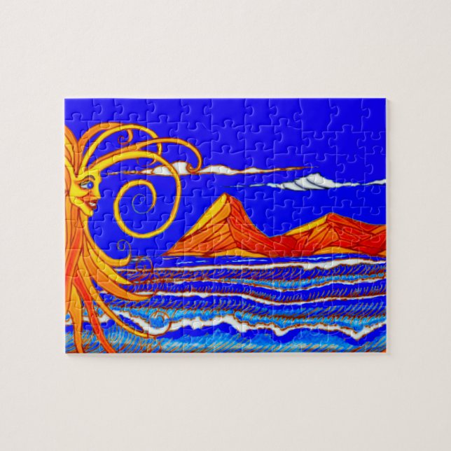 Quebra-cabeça Sunny Day at the Beach  (Horizontal)