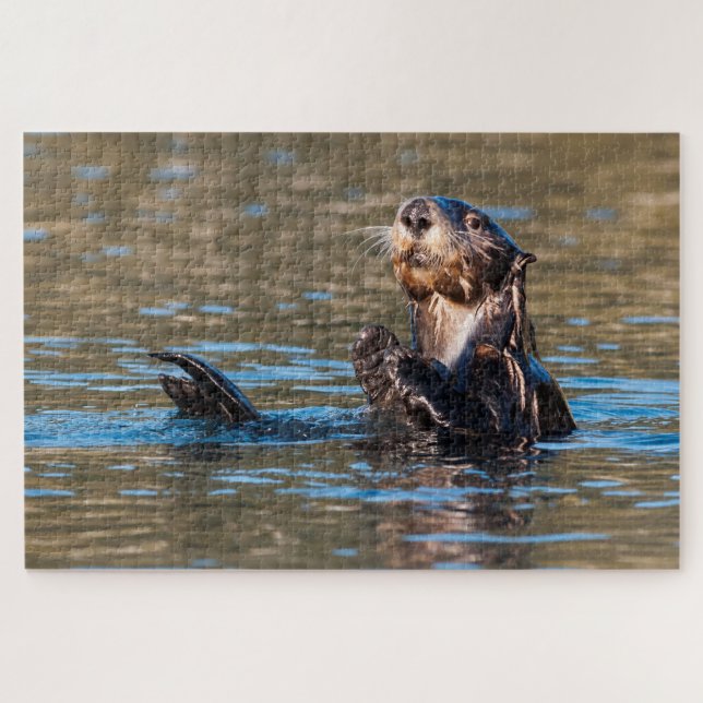 Quebra-cabeça Sunny Sea Otter (Horizontal)