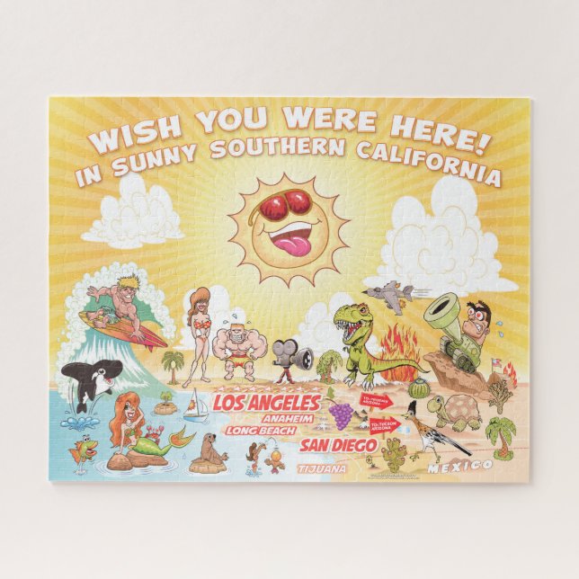 quebra-cabeça Sunny Southern California 20x16 (Horizontal)