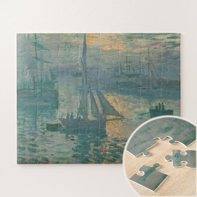Quebra-cabeça Sunrise (Marine) por Claude Monet (Criador carregado)