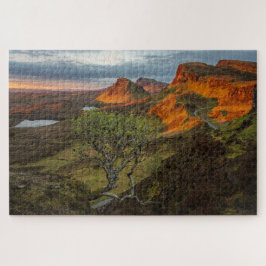 Quebra-cabeça Sunrise na Escócia, Quiraing, Skye