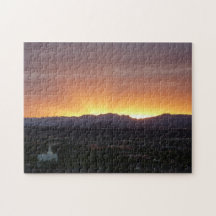 Sunrise sobre Ruas. George Utah Landscape