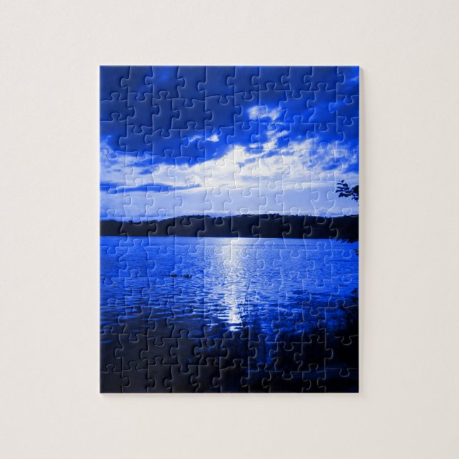 Quebra-cabeça Sunset Azul (Vertical)
